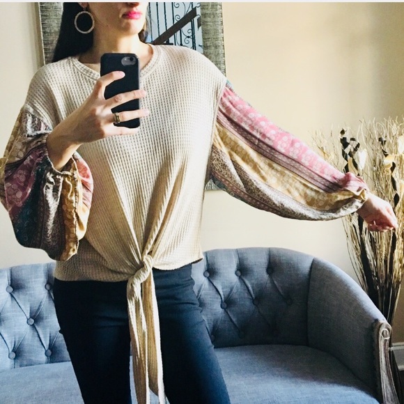 ✨NEW✨Contrast Sleeves Top - Picture 4 of 8